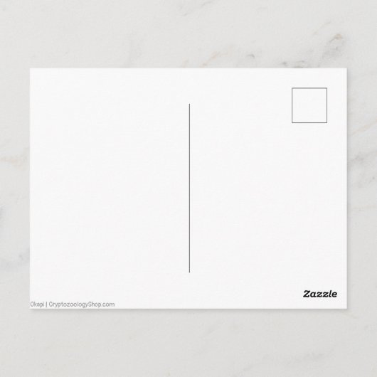 オカピ ポストカード (裏面)