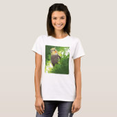 オカメインコのはちみつ Tシャツ (正面フル)