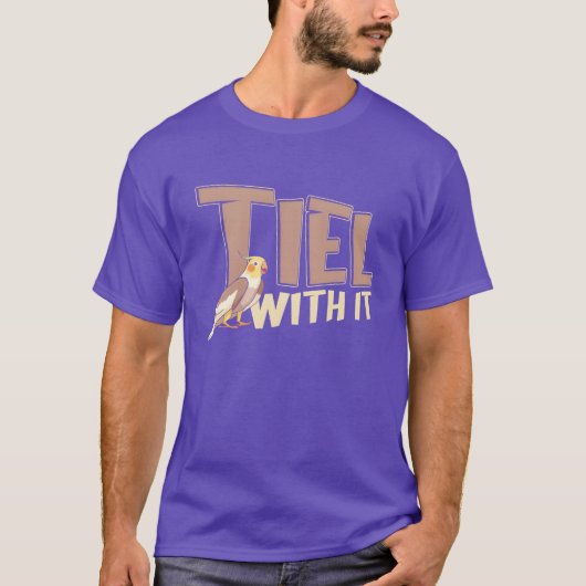 オカメインコのオウム愛好家のための面白い贈り物 Tシャツ (正面)