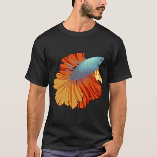 オカメインコのオウム - チップとフィッシュ Tシャツ (正面)
