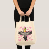 オカメインコの愛 トートバッグ (正面(商品))