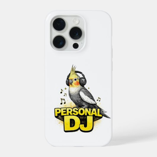オカメインコのDJ iPhoneケース (裏面)
