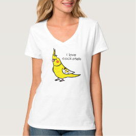オカメインコ大好き Tシャツ