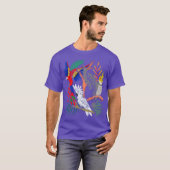 オカメインコ オウム 鳥 動物 ギフト 鳥類 愛好家 レトロ Tシャツ (正面フル)