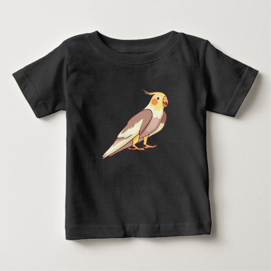オカメインコ ベビーTシャツ (正面)