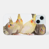 オカメインコ iPhone 15ケース (裏面横)
