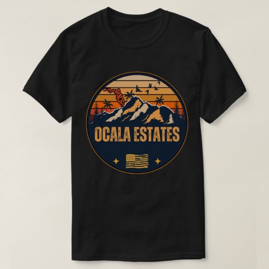 オカラエステーツ, フロリダ州 Tシャツ (デザイン正面)