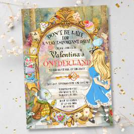 オカラフルネダーランドのアリス 招待状