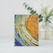 オカラフルレ色彩の鮮やかンジとブルー詳細バンゴッホ ポストカード (スタンド正面)