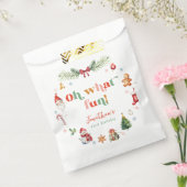 オカラフルー何おもしろい初めてのクリスマス誕生日 フェイバーバッグ (封をした状態)