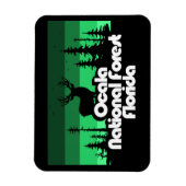 オカラ国立森林フロリダ マグネット (縦)