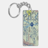 オカラ・イン。空港図/タクシー図 キーホルダー (正面左)