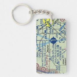 オカラ・イン。空港図/タクシー図 キーホルダー