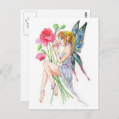 オカリナとの妖精 ポストカード (正面/裏面)