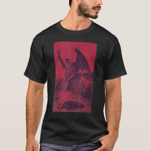 オカルトのゴシック様式のダークサタン非神聖な魔術師 Tシャツ