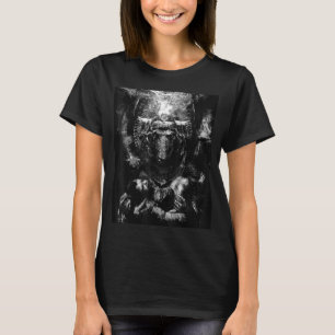 オカルトのゴシック様式のダークサタン非神聖な魔術師 Tシャツ