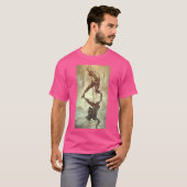 オカルトのゴシック様式のダークサタン非神聖な魔術師 Tシャツ (正面フル)