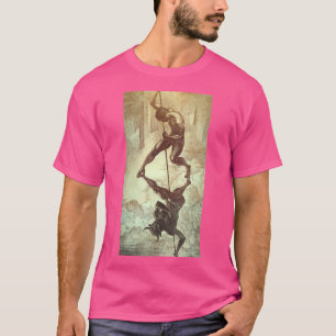 オカルトのゴシック様式のダークサタン非神聖な魔術師 Tシャツ