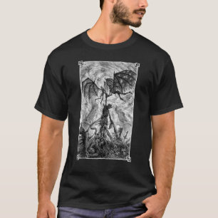 オカルトのゴシック様式のダークサタン非神聖な魔術師 Tシャツ