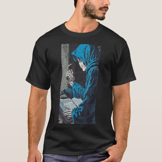 オカルトのゴシック様式のダークサタン非神聖な魔術師 Tシャツ (正面)