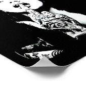 オカルトのゴシック様式の暗黒のサタンの修道女のタトゥー非神聖な修道女 ポスター (角)