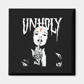 オカルトのゴシック様式の暗黒のサタンの修道女のタトゥー非神聖な修道女 マグネット (正面)