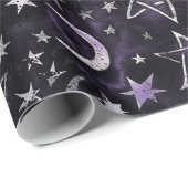 オカルトのゴシック様式の月と五芒星 ラッピングペーパー (ロールコーナー)
