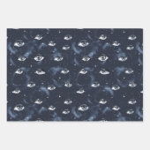 オカルトのゴシック様式の謎の目 ラッピングペーパーシート (正面)