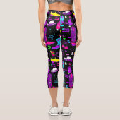 オカルトカウボーイウィッカ信者女性のカーボーイウェスタン カプリレギンス (裏面)