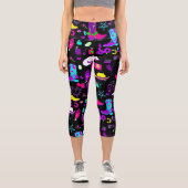 オカルトカウボーイウィッカ信者女性のカーボーイウェスタン カプリレギンス (正面)