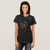 オカルトグランジフラワー美学ゴシックゴシック罪人 Tシャツ (正面フル)