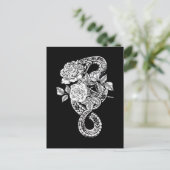 オカルトスネークバラウィッカゴシックウィッチクラフト ポストカード (スタンド正面)