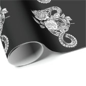 オカルトスネークバラウィッカゴシックウィッチクラフト ラッピングペーパー (ロールコーナー)