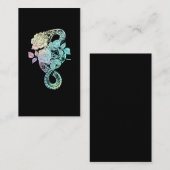 オカルトスネークバラウィッカパステルゴシックウィッチクラフト 名刺 (正面/裏面)