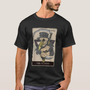 オカルトペストドクタータロットカードブラックデスバプホム Tシャツ