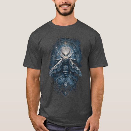 オカルトモス 聖幾何学柄 ダークゴシックTシャツ Tシャツ (正面)
