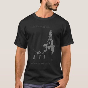 オカルト燃える教会の無神論者サタン悪魔の反chri tシャツ