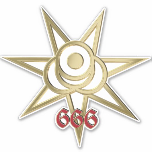 オカルト記号 シール (正面)