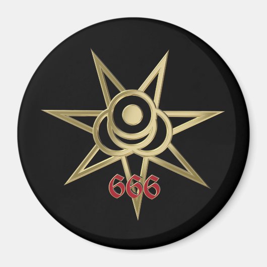 オカルト記号 マグネット (正面)