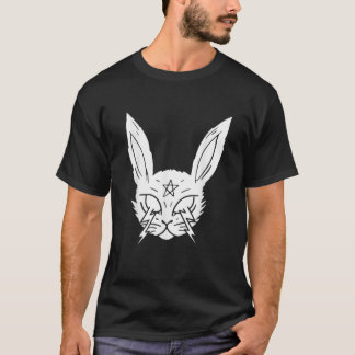 オカルト魔術ゴシックキャット聖幾何学ダーク Tシャツ