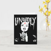 オカルト ゴシック ダーク サタニック ナース タトゥー 不浄の修道女 カード (黄色い花)