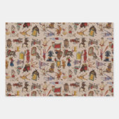 オカルト/錬金術ラッピング紙シートセット ラッピングペーパーシート (正面3)