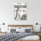 オカル・カイド・ビーの扉の眺め「モニュメント」 キャンバスプリント (インサイチュ (寝室))