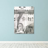 オカル・カイド・ビーの扉の眺め「モニュメント」 キャンバスプリント (インサイチュ (ウッドフロア))