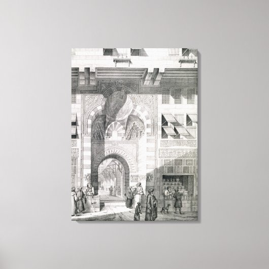 オカル・カイド・ビーの扉の眺め「モニュメント」 キャンバスプリント (正面)