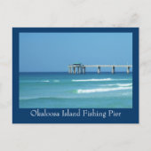 オカロサアイランド魚釣りピア ポストカード (正面)
