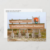 オカロサ地域,ガルフ諸島国立海岸, FL ポストカード (正面/裏面)