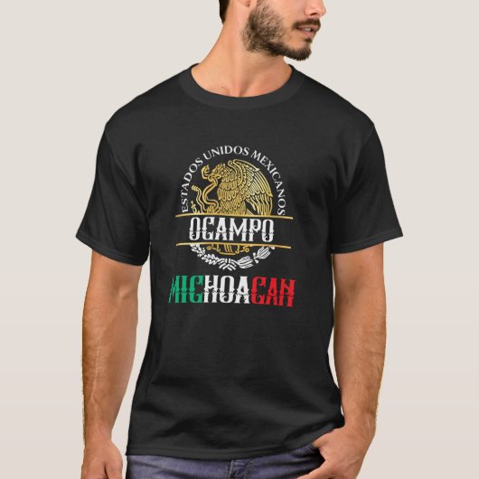 オカンポ ミチョアカン メキシコ Tシャツ (正面)