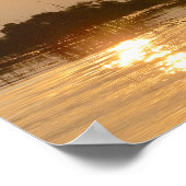 オカヴァンゴデルタのMokoro、ボツワナ、アフリカ… ポスター (角)