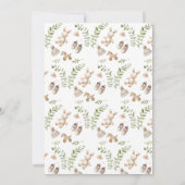 オガールボホ子供部屋ガールヴィンテージ招待状 招待状 (裏面)